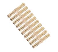 OVAQUIXI Quality Brass Straight Pipe Joiner Barbed Connector for Fluid Separation Home Gas Piping 6-20mm (6mm(10pcs))