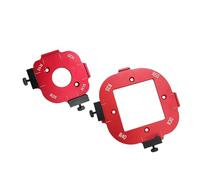 OVAQUIXI Radius Jig Router Template Set 2PCS with 8 Selectable Radius Angles Ideal for Corner Trimming Wooden Furniture Durable Aluminum Alloy