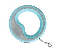 OVAQUIXI Retractable Dog Leash with 360° Metal Hook 2.5m Long Rope, Ergonomic Handle Safety Lock for Outdoor Walking Training (Blue)