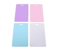 OVAQUIXI Reusable Badge Notepads 4Pcs Erasable Badge Notes