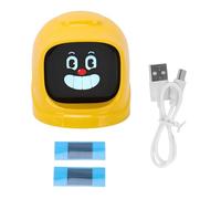 OVAQUIXI Robot Emotional,Car Ornament 52 Funny Expressions Dashboard Decor Magnetic Base Center Console Interior Companion (Yellow)