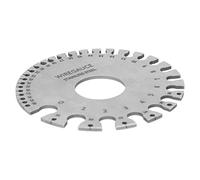 OVAQUIXI Round Stainless Steel Diameter Ruler for Woodworking Supplies, Portable Measuring Tool for Professional and Projects, Lightweight and Durable, Fits in Your Pocket, Wire Included, Suitable