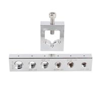 OVAQUIXI Safety Wire Drill Set, Carbon Steel Nut Screw/Fastener Drill Jig for Maintenance, Precision Drilling for 6mm to 12mm Sizes