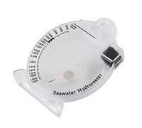 OVAQUIXI Sea Saltwater Hydrometer with Temperature Corrected Readings Automatic Level for Brackish Marine Fish Tank (HD-T-H018)