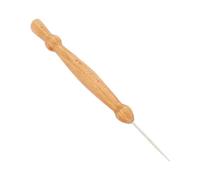 OVAQUIXI Sewing Awl Tool with Wooden Handle, Tapered Tip for Leather and