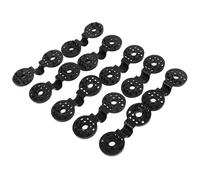 OVAQUIXI Shade Cloth Clips, 50Pcs PE Plastic Sunshade Net Fixing Clamp | For Greenhouse Garden Mesh Fabric, UV Blocking Sun Sail Installation, Lightweight and Compact, Easy Press-to-fix Design,