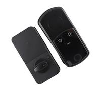 OVAQUIXI Smart Keypad Lock 5 Unlocking Methods Electronic Deadbolt for Home Office Apartment, Easy Installation, Remote Unlock for Interior Wooden Doors, Aluminum Alloy