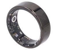 OVAQUIXI Smart Ring, Fitness Tracker with Real Time Sync IP68 Water, Multiple Sport Modes Step Counter Calorie Tracking, for Sports and Health (Black)