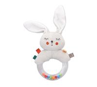 OVAQUIXI Soft Plush Infant Rattles Ring Toy Promoting Hand Eye Coordination for Newborns Colorful Sensory Toy (Type C)