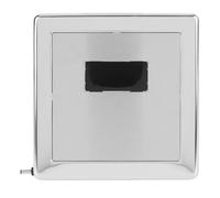 OVAQUIXI Stainless Steel Automatic Urinal Flush Sensor with LED Indicator Light, Wall Mounted Touchless Urinal Flush for Home Office Bathroom