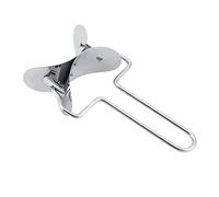 OVAQUIXI Stainless Steel Dumpling Wrapper Cutter, Food Grade Dumpling Roller Tool, 7.5 X 15.5 X 9 Cm, Quick Round Dough Cutting, Time Saving Kitchen Helper for Home Cooking