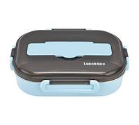 OVAQUIXI Thermal Lunch Box with Food Grade Plastic (Blue【Free Chopsticks