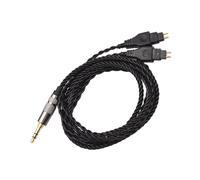 OVAQUIXI Thickened Lines IEM Cable,3.5mm Upgrade Audio Cable,Gold Plated Plug,Replacement for Headphones HD414 HD650 HD600 HD580 HD565 HD545 HD535 HD525 HD265 HD25 (Black)
