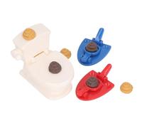 OVAQUIXI Toilet Spray Toy with Realistic 3D Poop Effect Interactive Play for Kids/Parties - Safe and Durable Plastic Material