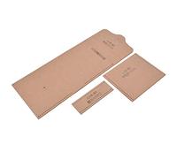 OVAQUIXI Transparent Acrylic Coin Purse Template Stencil DIY Handmade Leather Mould with High Precision for Snap Fastener Hardware