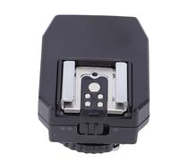 OVAQUIXI TTL Flash Hot Shoe Adapter With HSS, Multi Interface Expansion, 4 Flash Sync, Hot Shoe Riser Extender For DSLR & Mirrorless Cameras