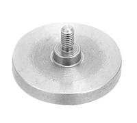 OVAQUIXI Tungsten Steel Flat Contact Points M2.5 Thread Dial Indicator Probe Ideal for Dial Gauges and Soft Materials 10mm Diameter 1 Unit (Y11)