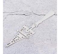 OVAQUIXI Uniquely Designed 304 Stainless Steel Absinthe Spoon for Cocktail Bar, Glass Cup, Drinking Filter, Absinthe Wooden Spoon, Antique Ware Collectors (Iron Tower Absinthe Spoon)