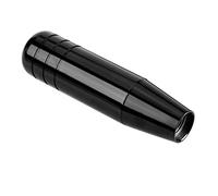 OVAQUIXI Universal Aluminum Alloy Manual Gear Shift Knob, 5.1in Length, Black, Red, Blue Color Options for Car Enthusiasts (Black)