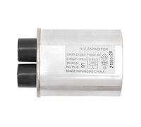 OVAQUIXI Universal Microwave Oven High Voltage Capacitor 0.9uF 2100V Replacement with 2+2 Small Inserts 80mm Length for and Microwave Ovens