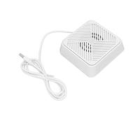 OVAQUIXI USB Countertop Dishwasher, ABS Ultrasonic Mini Dish Washing Machine 5V 14W IP67, Portable Sink Cleaner with Suction Cup for Small Kitchens Travel Apartments (White)