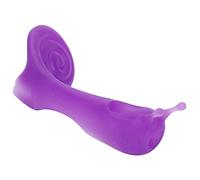 OVAQUIXI Violin Bow Holder, Snail Shaped Silicone Grip, Teaching Aid for Beginners, Easy to Use, Compact for Violin Cases (Purple)