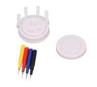 OVAQUIXI Watch Oiler Pen Repair Kit with 4 Different Tips and 3 Recesses for Efficient Watch Maintenance - Plastic Construction