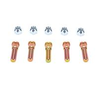 OVAQUIXI Wheel Studs and Lug Nuts Kit, 1/2-20 Fine Thread | 5-Bolt 5-Nut Set, OEM 007-122-00 Replacement, High Strength Metal, Universal Wheel Hub Fitment