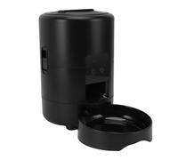 OVAQUIXI WiFi Automatic Pet Feeder, 2L Large Capacity Smart Cat Dog Food Dispenser with Dual Power Supply App Remote Control Timed Feeding, for Home (Black)