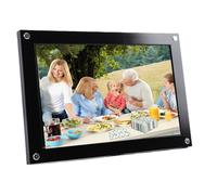 OVAQUIXI WiFi Digital Photo Frame, 10.1 Inch 1280x800 HD Touch Screen Digital Picture Frame with Auto Rotate, 32GB Storage & Cloud App Support, for VPHOTO App (Black)