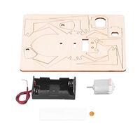 OVAQUIXI Wood Araneid Experiment Toy, Cool Pose Display, Develop Hand-on Ability, Children's Day, 2 X AA Battery