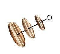 OVAQUIXI Wood Dessert Display Tray Stand Vintage Dessert Stand Rack with Simple Structure, for Cupcakes Fruits Cake At Parties Weddings Christmas (3 Tiers)