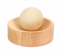 OVAQUIXI Wooden Dumpling Press Tool, Compact Design (Oiled) | Rubber wood, Easy maintenance, User friendly, Ideal for kitchens