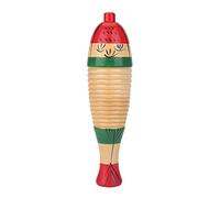 OVAQUIXI Wooden Guiro Musical Instrument For Kids, Colorful Fish Shaped Percussion Toy, Develop Rhythm Skills, Ideal For Children, Crafted From Quality Wood