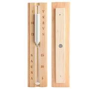 OVAQUIXI Wooden Hourglass, Sand Timer, 15 Minutes Countdown, Practical Sauna Room Equipment, for Home, Spa, Office, 30x6.5cm