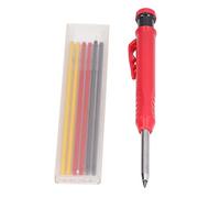 OVAQUIXI Woodworking Marking Pen, ABS and Tungsten Material, Precision Scriber Tool for Fine Engraving and Marking on Wood and Metal (Three color refills)
