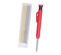 OVAQUIXI Woodworking Marking Pen, ABS and Tungsten Material, Precision Scriber Tool for Fine Engraving and Marking on Wood and Metal (Two-color refill)