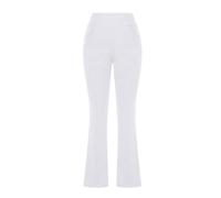 OVARA Flared Leggings Women Elastic Waisted Seamless Wide Leg Leggings with Pockets Ladies Slim Fit Stretch Bootcut Yoga Pants No See Through Plain Sports Workout Running Leggings