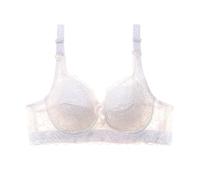 OVARA Lace Bras for Women Wireless Comfort Everyday Bra with Straps Breathable Lightweight Daily Bralettes Ladies Push Up Wire Free Bras