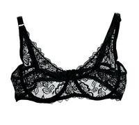 OVARA Mesh Bras for Women Sexy Lace Bralettes See-Through Lightweight Breathable Comfort Bra Ladies Comfortable Bras for Daily Leisure