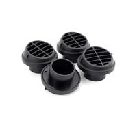OVARIA 4PCS 42mm Mini Air Vent Ducting Piece Duct Pipe Outlet Rotatable Diesel Parking Heater For Car Truck VAN Camper Type B Automotive heater parts