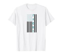 Ovarian Cancer Awareness Flag T-Shirt