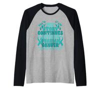 Ovarian Cancer Awareness Products Ovarian Cancer Raglan Baseball Tee