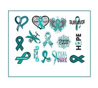 Ovarian Cancer Collection (Ovarian Cancer Temporary Tattoos)