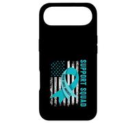 Ovarian Cancer Support Squad US Flag American Flag Support Case for iPhone Air
