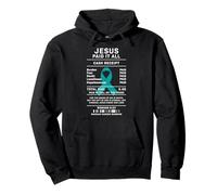 Ovarian Cancer Warrior Pullover Hoodie