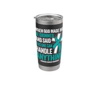 Ovarian Cancer Warrior Stainless Steel Insulated Tumbler