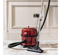 Ovation 9L Tub Vac Commercial Vacuum Cleaner with New innovative hospital grade HEPA filtration, Bagged, 800W, Red, 3 Year Warranty