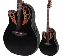 Ovation CE44L-5 Celebrity Elite Mid Depth Black linkshandige elektrisch-akoestische westerngitaar (OV533.129)