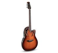 Ovation CE48-1-G Celebrity Elite CE48 Super Shallow Electric Acoustic Guitar - Solid Spruce Top - Cutaway - Lyrachord Body - Sunburst - CE48-1-G